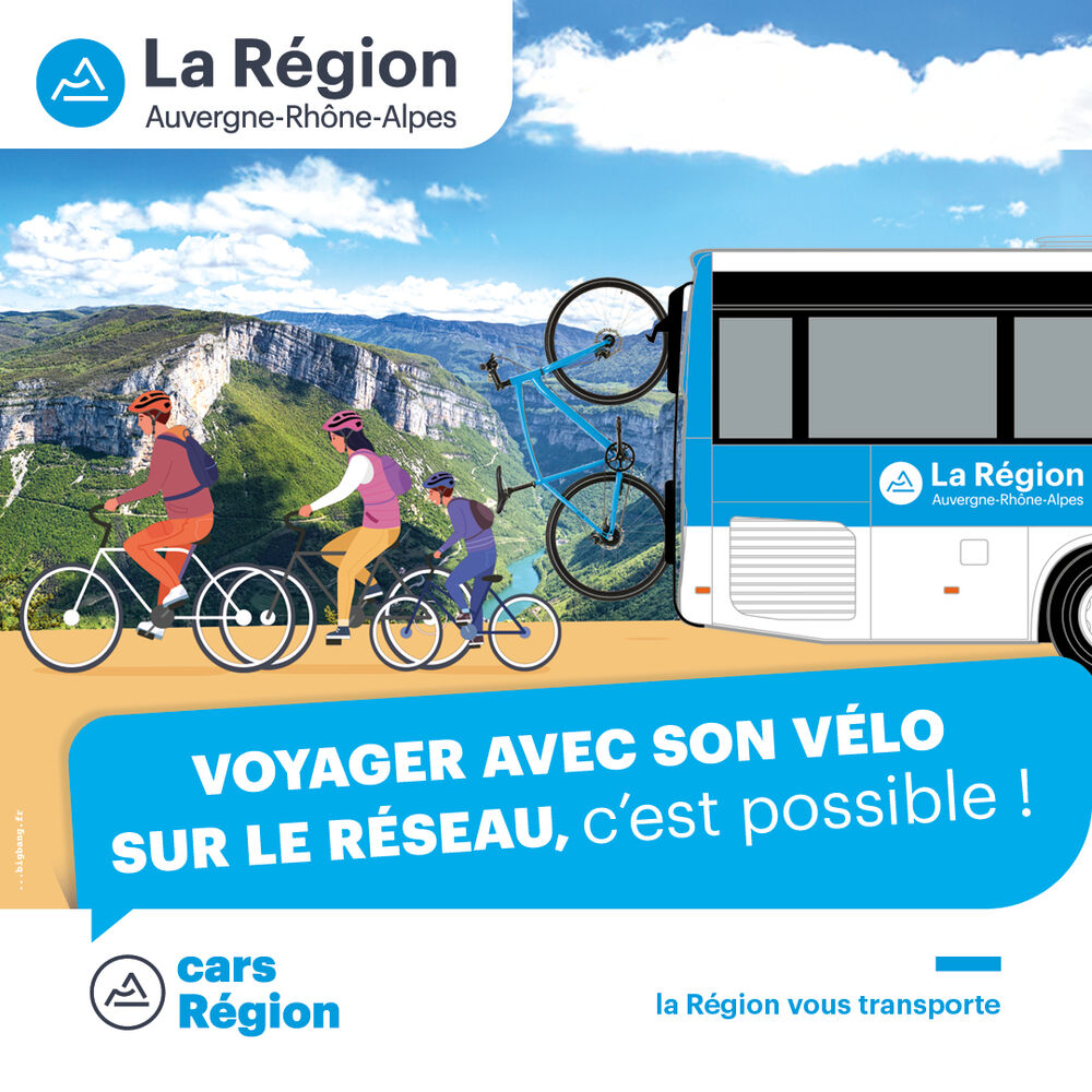Voyager avec son vélo sur le réseau c'est possible !