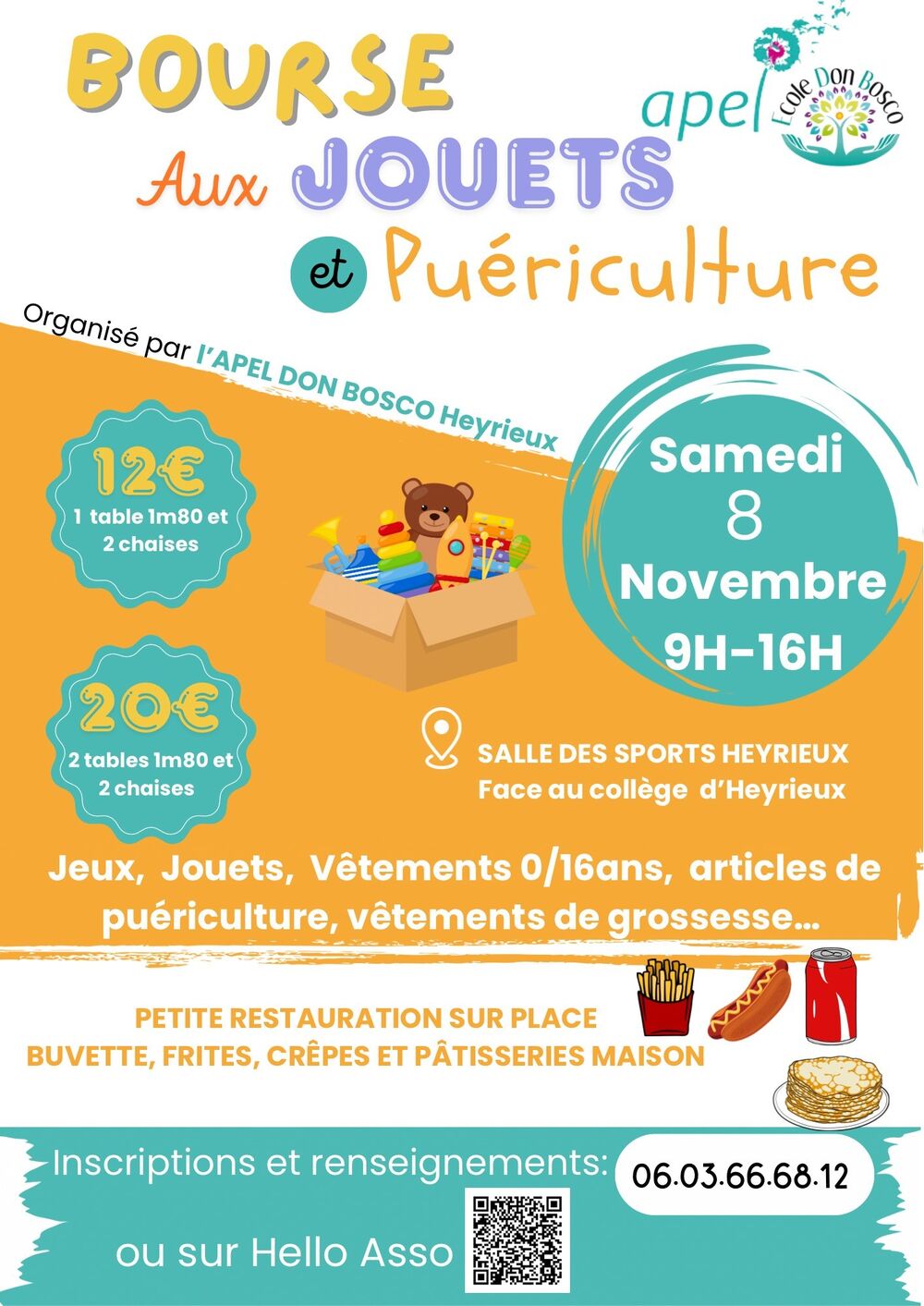 APEL DON BOSCO - Bourse aux jouets & Puériculture
