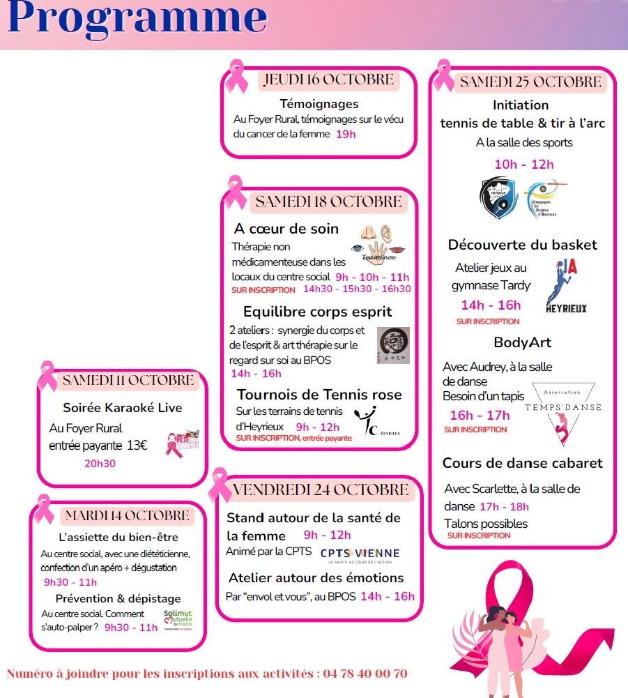 Programme Octobre Rose