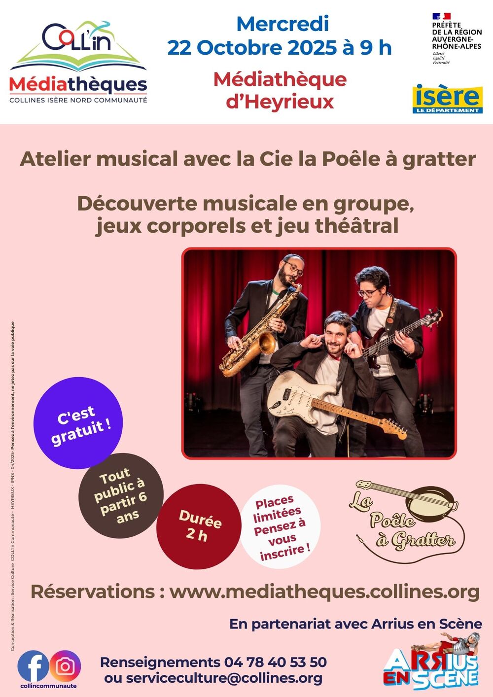 Coll'in Médiathèques - Atelier Musical