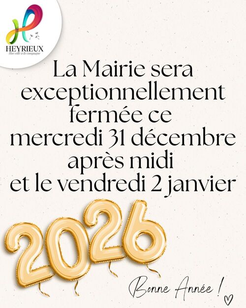 Fermeture mairie Fermeture mairie