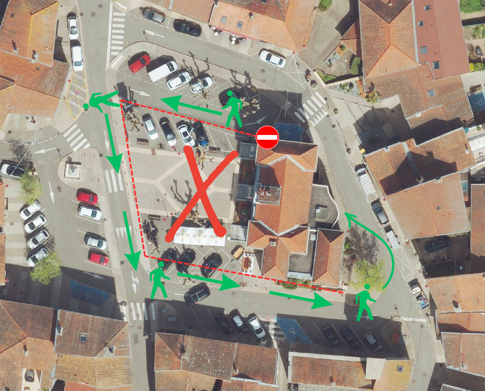 🚧 Information importante - Acc&egrave;s &agrave; la mairie modifi&eacute; 🚧