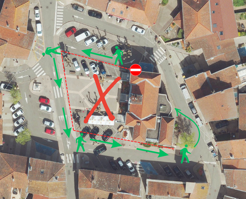🚧 Information importante - Acc&egrave;s &agrave; la mairie modifi&eacute; 🚧