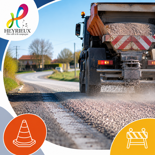 🚧 INFORMATION TRAVAUX - CAMPAGNE DE GRAVILLONAGE🚧