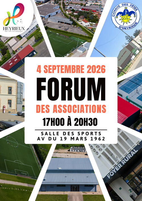 Forum des Associations 2026 &agrave; Heyrieux ! 🎭⚽