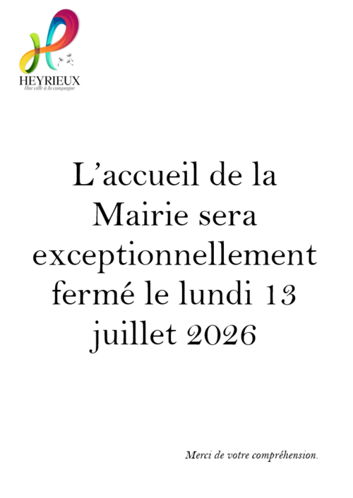 Fermeture Mairie
