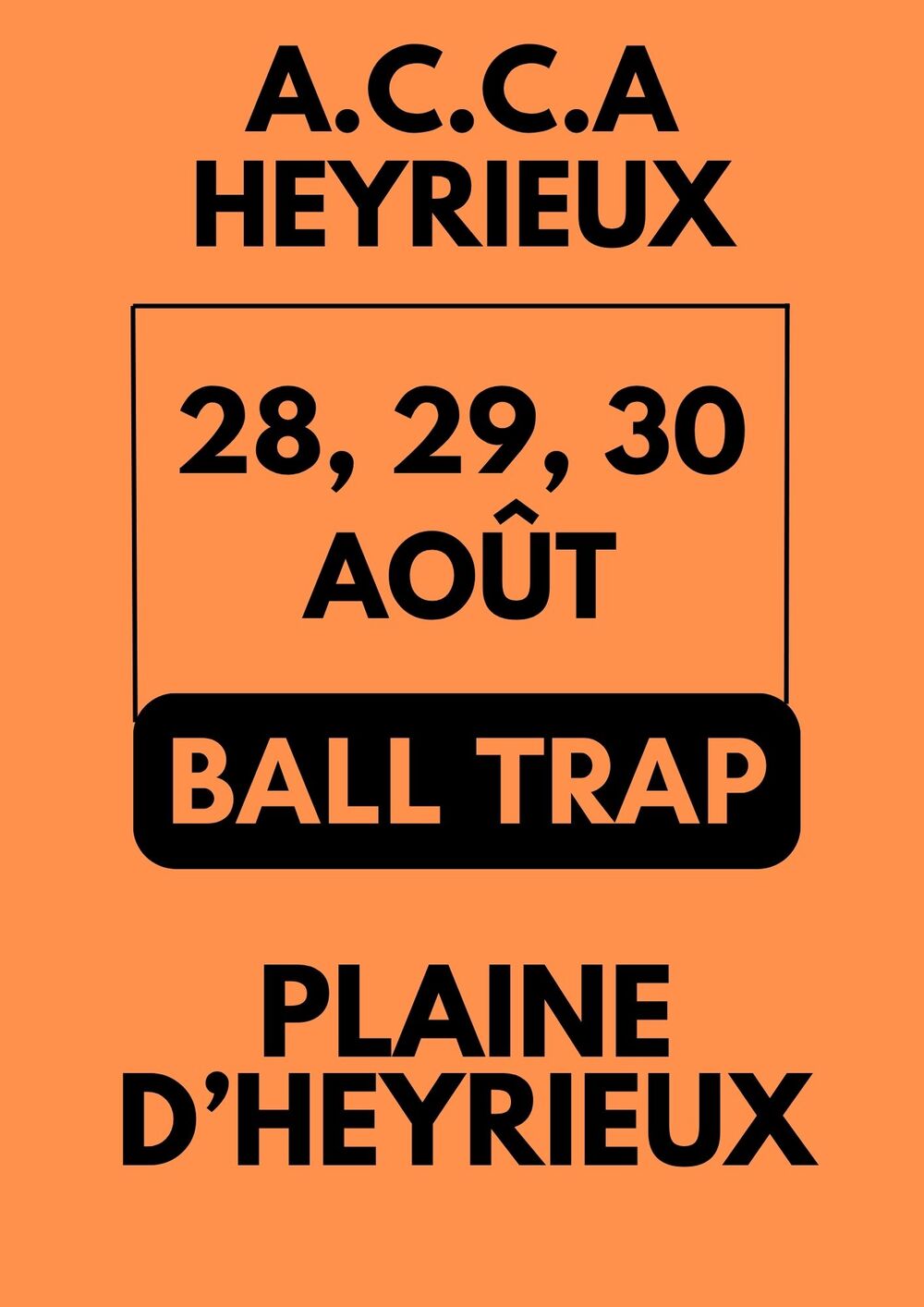 L'ACCA d'Heyrieux vous informe :