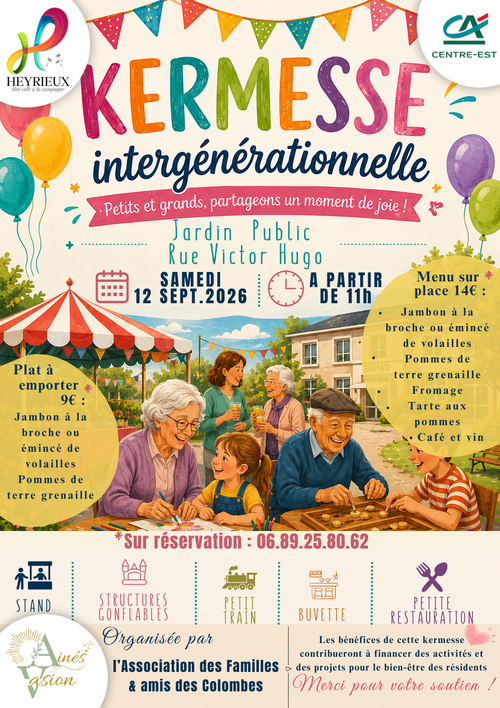 🎉 KERMESSE INTERG&Eacute;N&Eacute;RATIONNELLE &Agrave; HEYRIEUX ! 🎉