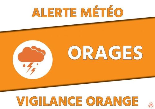 ⚠️ VIGILANCE ORANGE ORAGES EN IS&Egrave;RE ⛈️