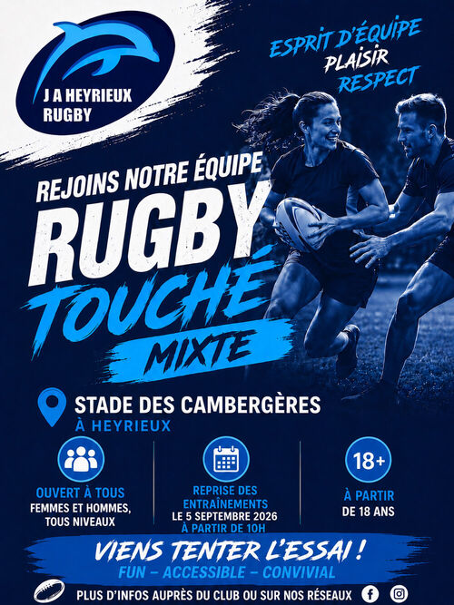 La JAH Rugby vous informe :